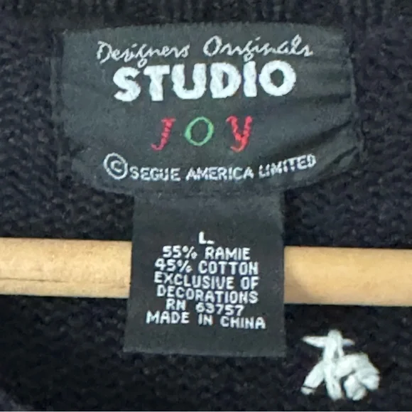 Vintage Embroidered Christmas Cardigan Sweater Womens Large Snowmen Fair Isle - Picture 3 of 12